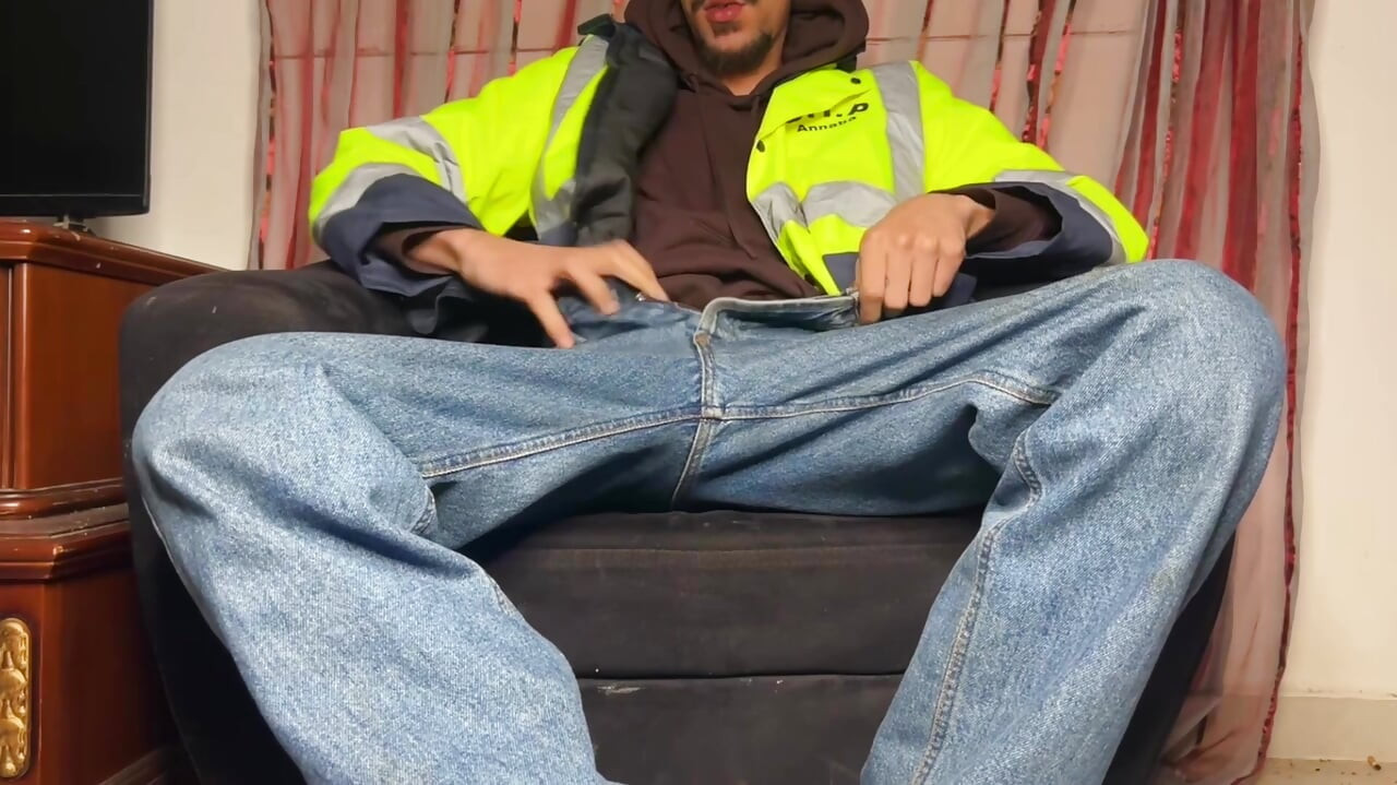 Feet Socks Dick and Sneakers Worship with a Hot Arab Construction Worker