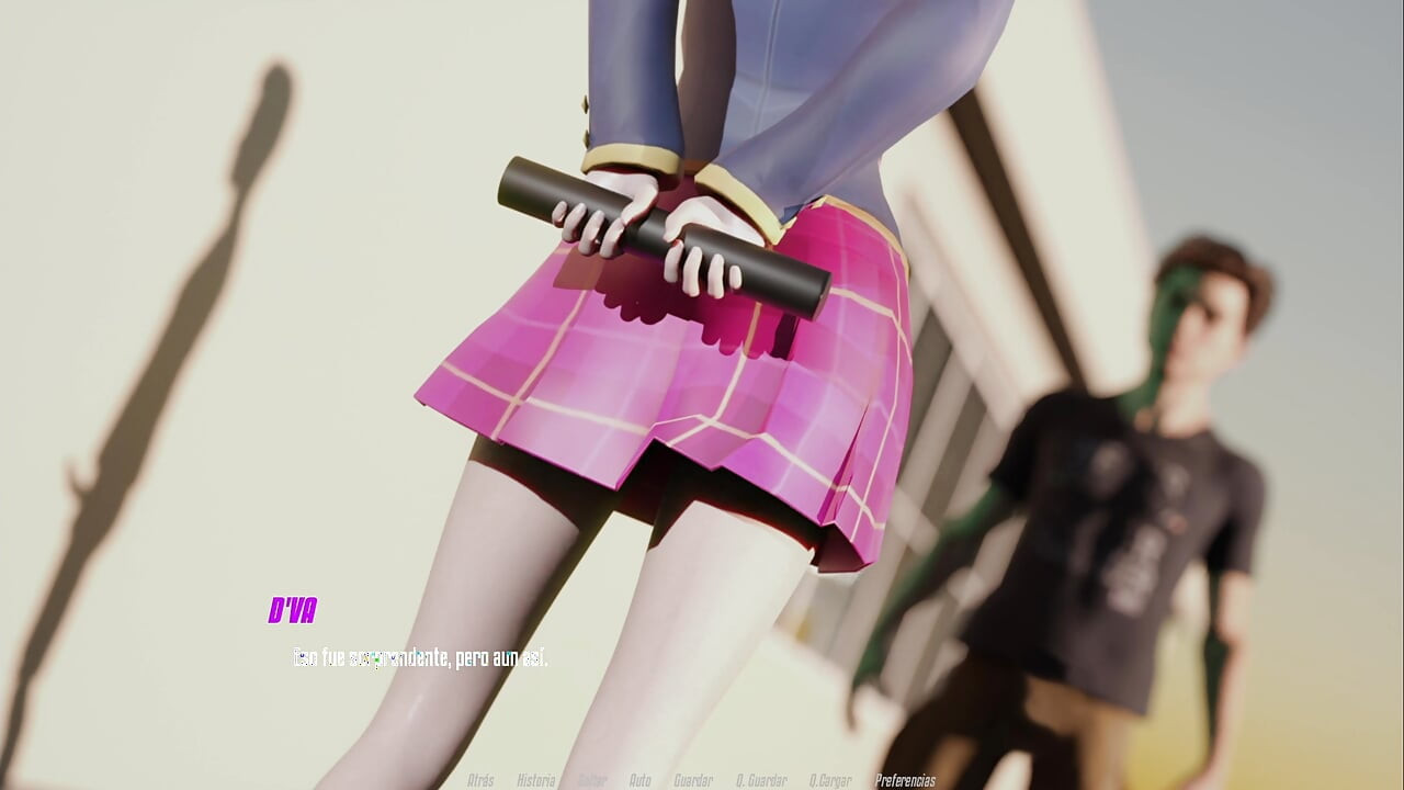 Overwatch XXX - Putain d’Overwatch D.va dans sa chambre - D.va route