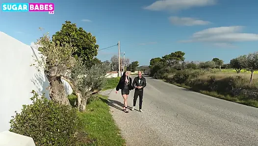 Das Griechische Mädchen Alina Melaki Im Hardcore-dreier