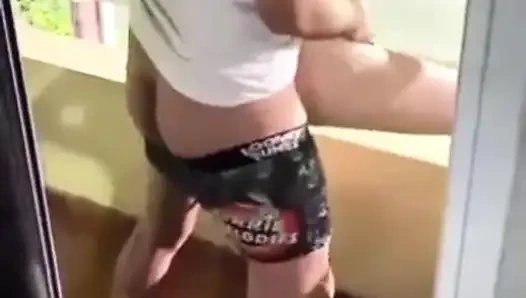 Skinny Teen Fucked in Balcony Sex