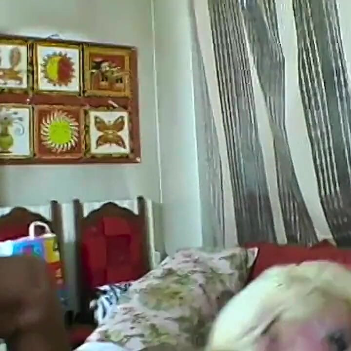Blonde Trans Picked up on the Street and Fucked in the Ass at Home
