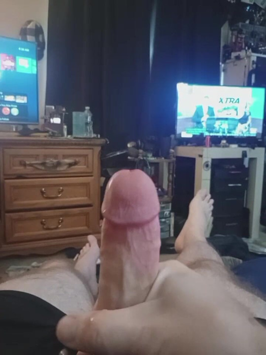 Solo stroke until cum