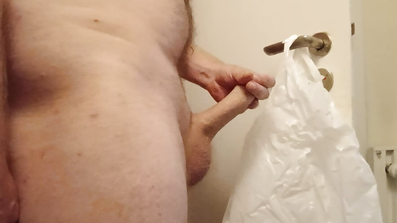 Cumming on Plastic Bag