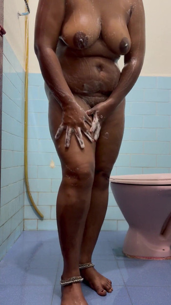 Powerful moment from "Anjana delicious moaning bath"