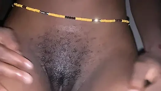 African Ebony  Teen Oiled Apple Buttom Twirking ,Teasing sexy dance  POV