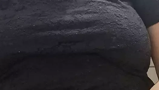 Stepmom is a whore, she shows her stepson in front of the camera her pussy to turn him on