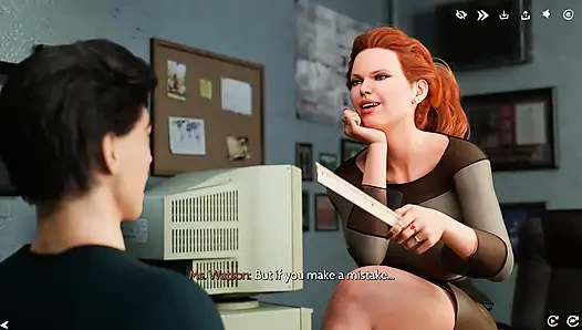 Taze kadınlar 2 - öğretmen kaçırılan bir final için aygırı odasına çağırıyor ve sonra bunu özel bir seks testine dönüştürüyor