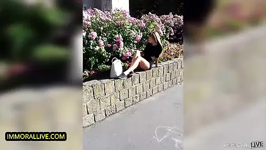 Gorgeous Angel from church cures lost lamb – Way to feel better about life? Give a girl a creampie!