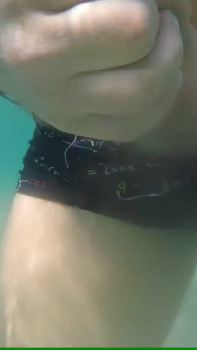 Thrilling moment from "underwarer handjob hj by a vegan male in Greece"