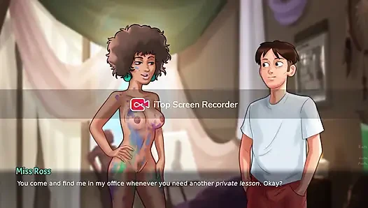 Summer time saga new update fucking a teacher during class.(New update)