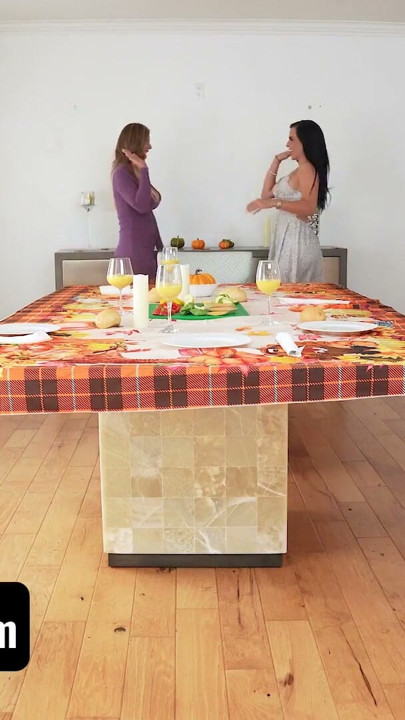 Busty Stepmoms Lolly Dames & Sandy Love Celebrate Thanksgiving With Their Horny Stepsons - MomSwap | Clip 2