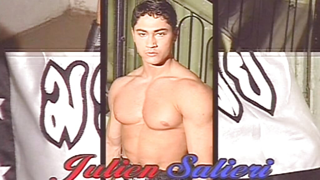 Two Young Hung Hunks Pound a Muscle Stud Anal in a Wild Trio