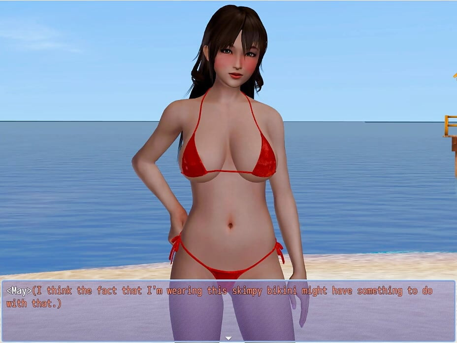 Coming of Ages - gameplay - roleplay - photoshoot 5 - in beach