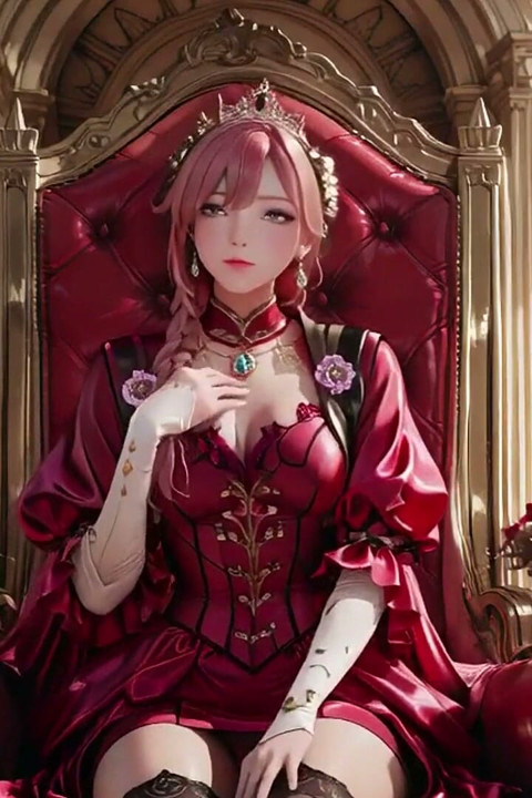 Crimson Throne: the Pink-haired Queen's Lazy Coronation