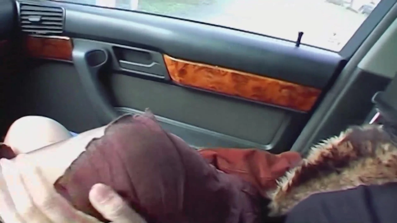 A horny German chick in stockings gets her shaved muff pounded in POV