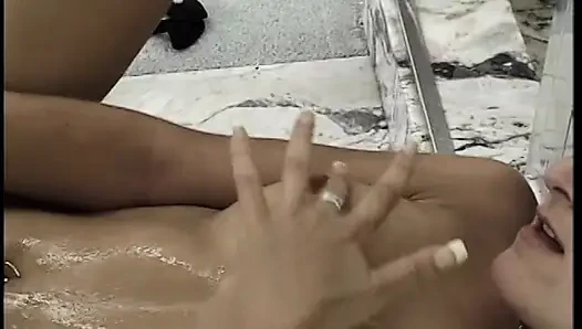 Hot Brunette Babe Doomy Moore Was Fucked Hard in the Bathroom