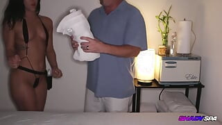 Shady Spa Taylor - Manual Stimulation Using Her Hands and Mouth