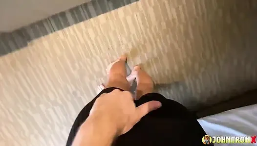 Johntronx - gerçek dışı dövmeli Asyalı kızlar sert bakış açısıyla sikişmeyi seviyor