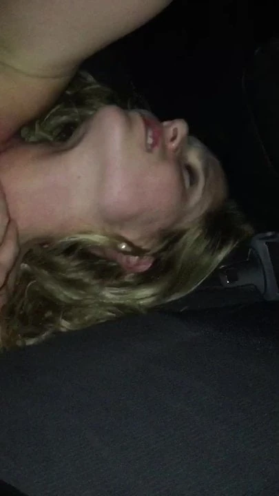 Slutwife moaning and having sex in the car