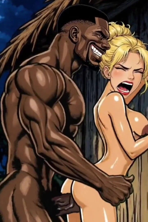 Jealous Wife Had Crazy Sex in the Jungle. Wife Publicly Sucks a Big Black Cock and Fucks