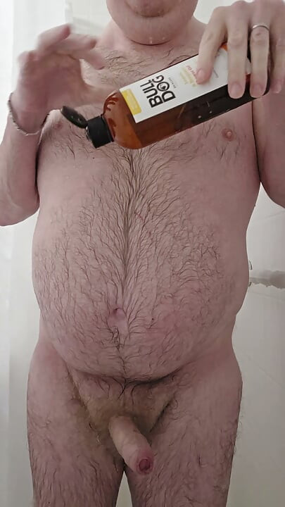 샤워 중 아침 자위
