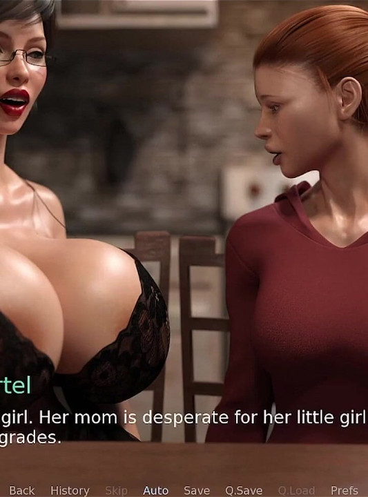MILF Breeder - Cheating Big Tits Teacher Wants My Massive Futa Cock While Her Husband Stands Behind Us