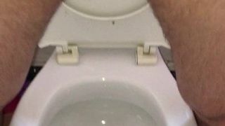 Pissing in the loo ...