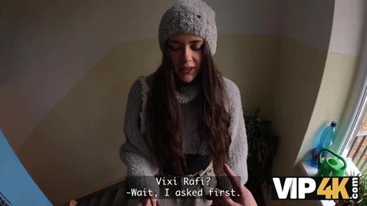 VIP4K. Naughty 18-year-old becomes a Cumslut because of Debt