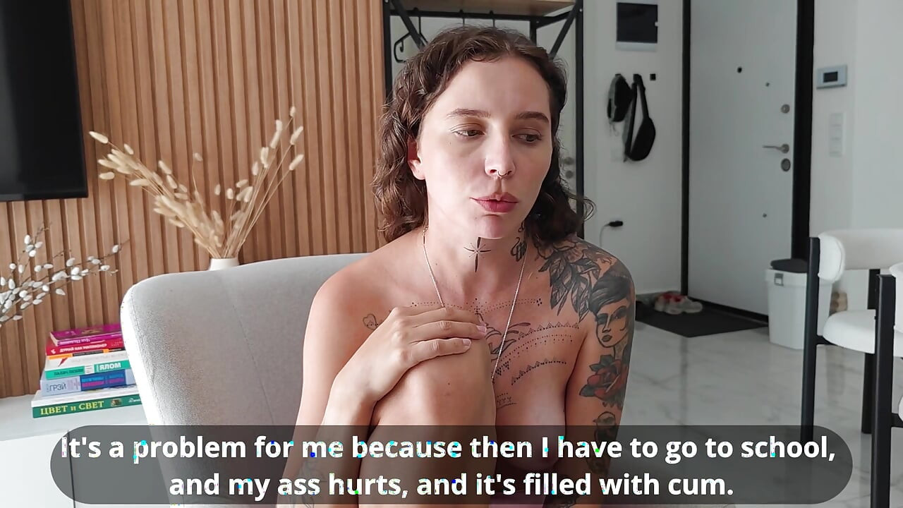 Stepmommy, Can You Do Something? He Fucks Me in the Ass Every Morning.