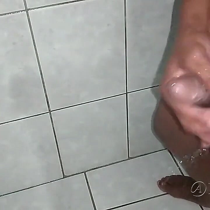 Jerk off at the Bathroom 'hot Jizz of Sperm'