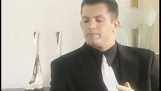 A Young White Guy Fucks a Daring Asian Brunette in Beautiful Lingerie in All Holes