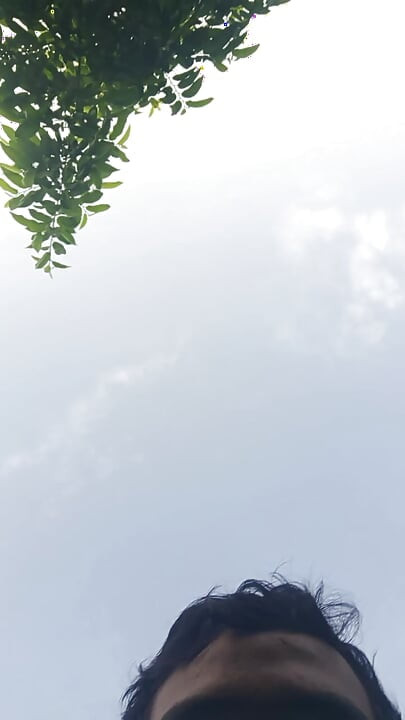 Suddenly in morning my cock feel very horny that's why I come to forest to alone fun
