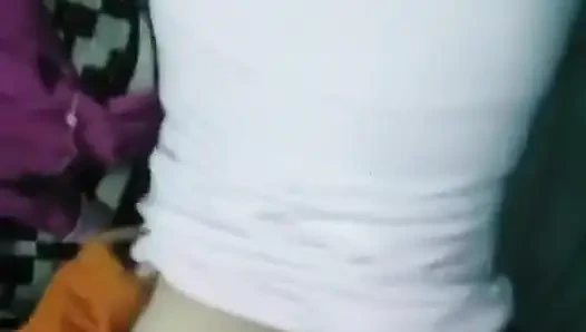 Rich stunned fick im Winter, Während mein Husten ruht