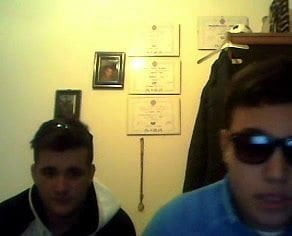 Straight guys feet on webcam #616