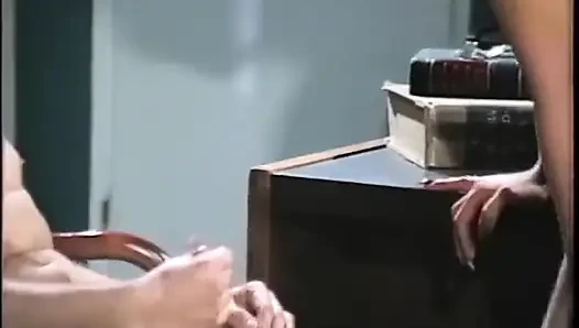 Big tattooed boobs pussy fucking in the office