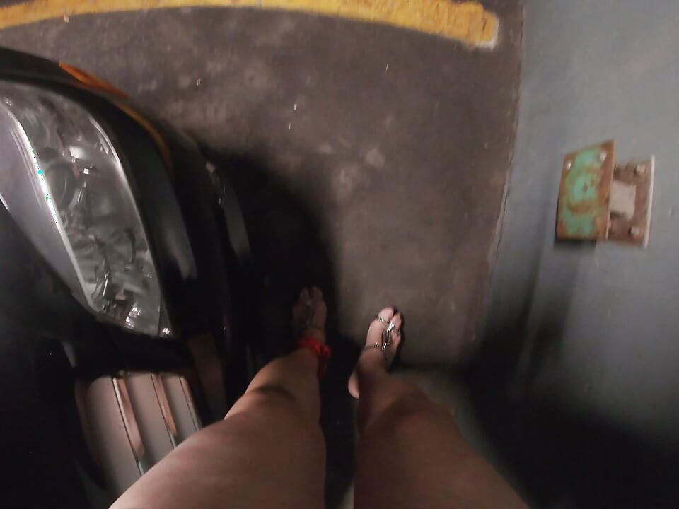 Dirty Mature CD playing in a Dirty parking lot in public almost caught