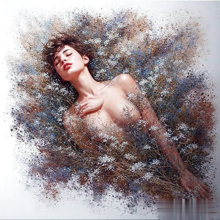 Погружение в реализм: пленительная арт-девушка слайд-шоу, которое поднимает планку в цифровом искусстве