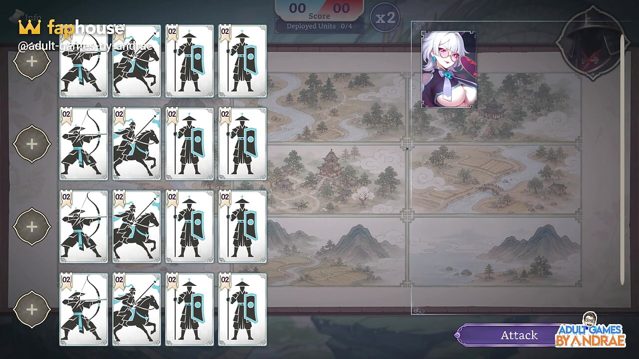 Harem Fantasy - the Concubine War Gameplay Part 1 - Sex with His Concubines