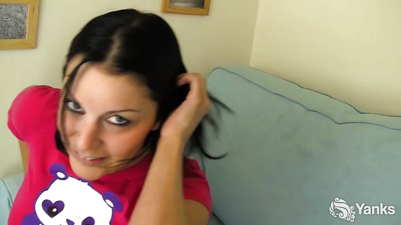 Alone Chick Eden Strokes Her Delicate Clit Slow and Soft