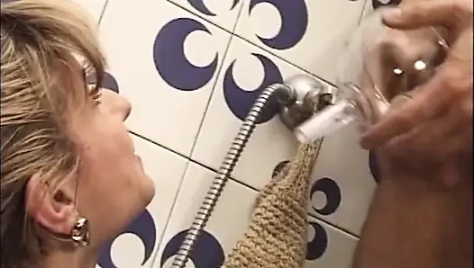 Blonde girl loves sucking