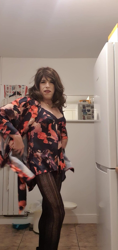 Kimono & satin playsuit fun