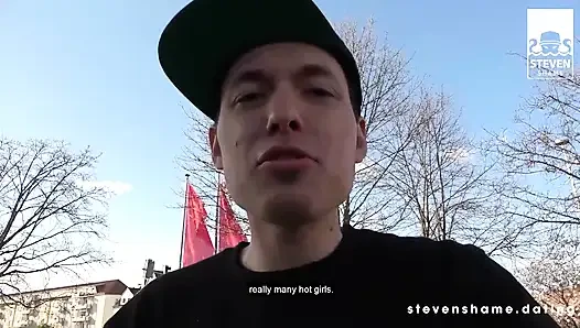 German teen JessiiVanRiva invites over Andy to eat & fuck her pussy! StevenShame