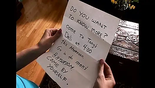 Bathroom Sluttiest Glory Hole Blowjob for a Blonde Horny Bitch