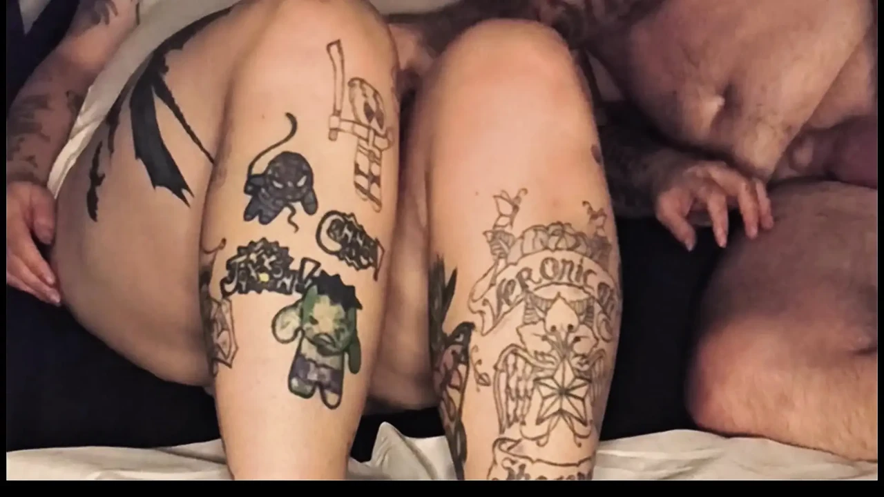 Massaging and Fucking a Thick Tattooed Milf with Big Tits