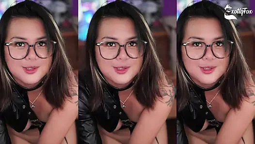 Garip hentai tepkisi sevimli Asyalı yayıncı goonette saf aşırı uyarılmaya kırılıyor