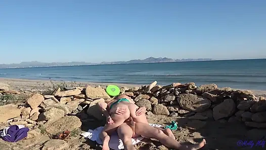 MILF Has Holiday Sex on the Beach