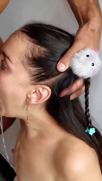 Zierliche 18-jährige latina-süße, grobes gesicht von massivem schwanz gefickt, pOV-nahaufnahme | Clip 2