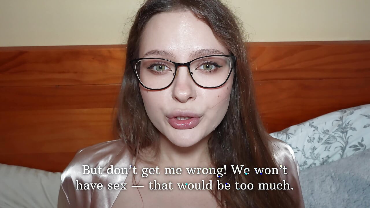 "Did you in my?" stepmom after rubbing against her.