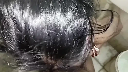 Desi Indian Wife Oily Titjob in Bathroom – Hot Close-up Play