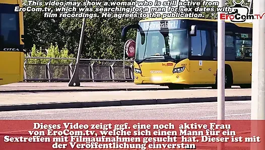 German student Arina Wolf picked up at the EroCom app sex date